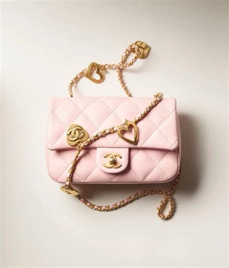 chanel mini flap bag with heart chain|chanel mini flap bag review.